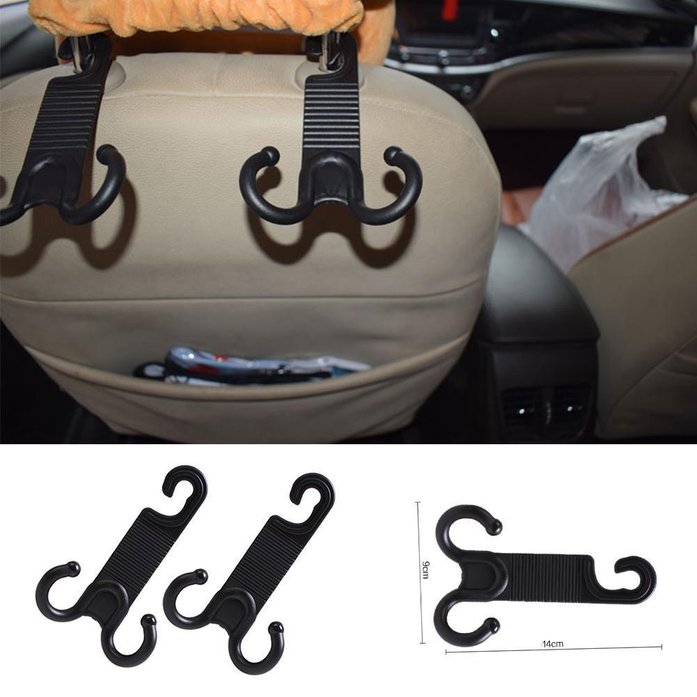 2 Stück Edelstahl Stabile Autositzhaken Auto-Kit