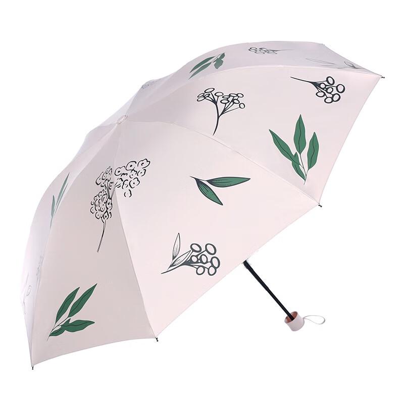 

Tiantang Floral Print Manual Three-Fold Umbrella