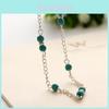 Minimalist Alloy Toe Chain With Handcrafted Turquoise Beads For Casual Summer Wear
