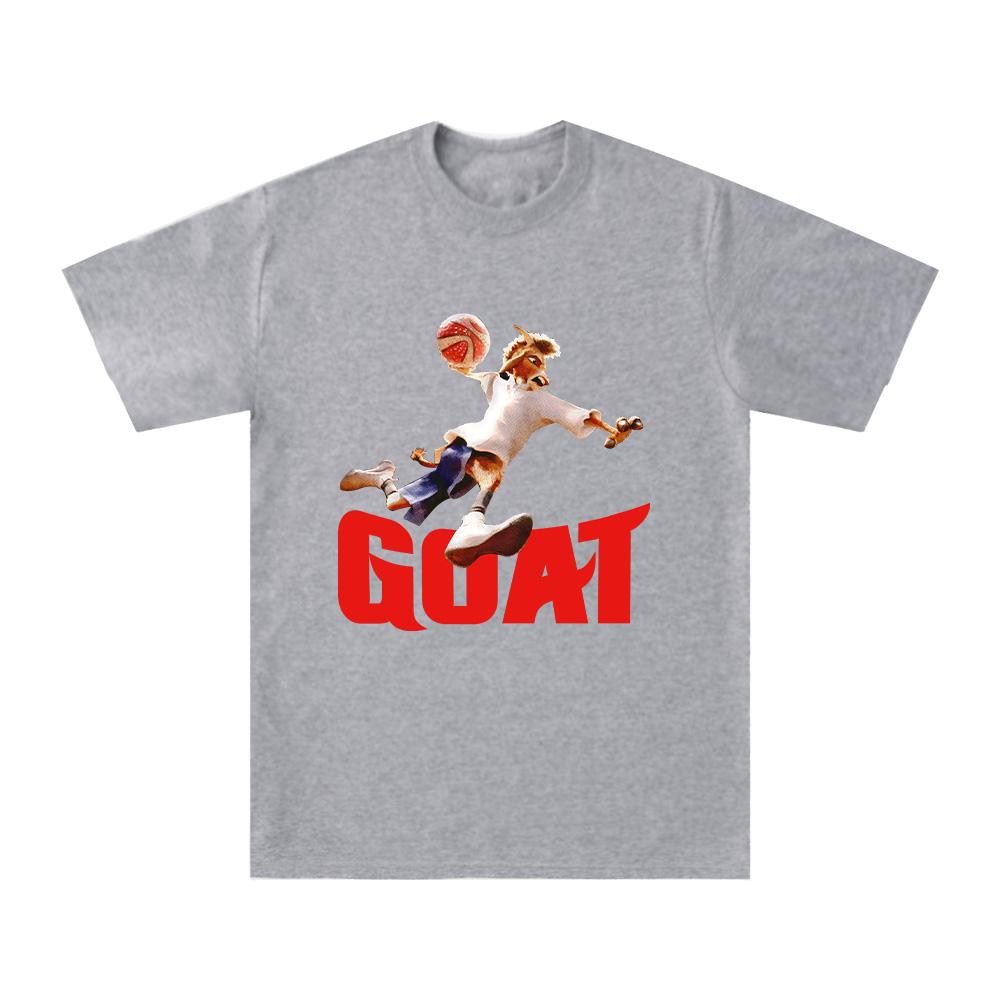 Cotton Goat Movie Cartoon 2026 T Shirts Fashion Anime Streetwear Comfortable Unisex Short Sleeve Casual Tee
