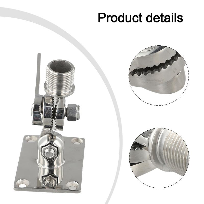 93mm X 64mm Marine Radio Antenna Compact Antenna Base For Boats Antenna Boat Antenna Base Sturdy Mounting Solution