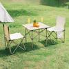 FTLY Folding Aluminum Alloy Table & Chair Set