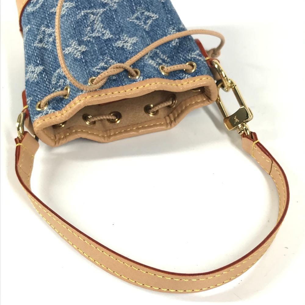 Louis Vuitton M01700 MonogramDenim Miklonoe Bag Charm Bucket Bag Key Holder