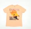 Easy Men’s Orange California Graphic T-Shirt Size M Cotton