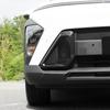 ABS Front Bumper Side Air Vent Cover Fog Light Lamp Decor Cover Front Bumper Middle Mesh Cover Compatible with Hyundai Kona 2024 2025 SX2 Accessories