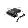 Portable Car Heater Fan 12V 120W Windshield Automatic Defogging Defrost Fan Fast Heating ruck RV SUV Travel Camper Tools