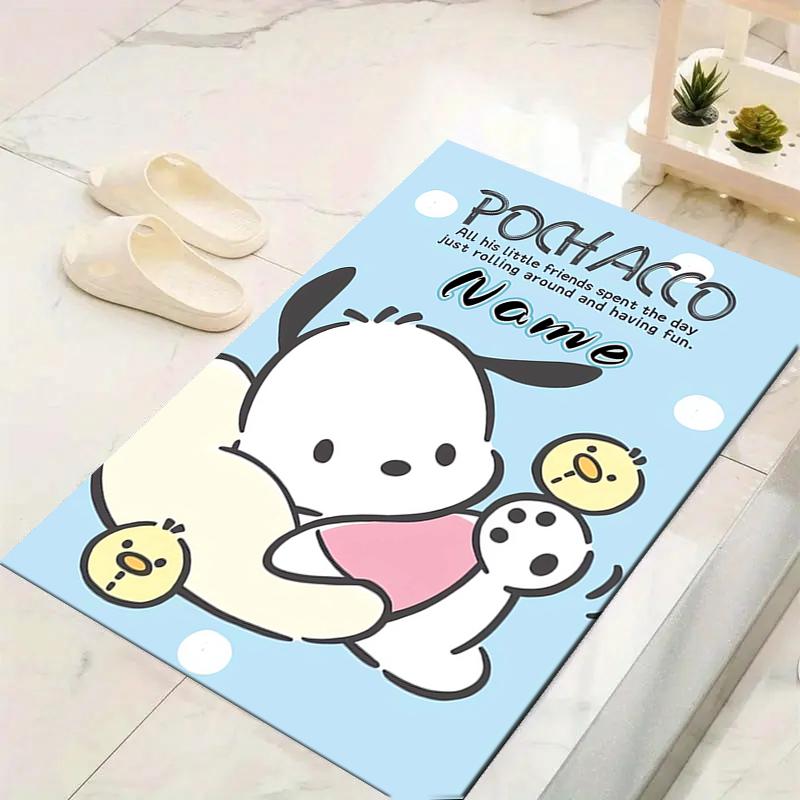 Custom 1Pc Pochacco'S Day Fun Rug Office Carpet Indoor Outdoor Entrance Doormat Nonslip Soft And Comfortable Living Room D2915310