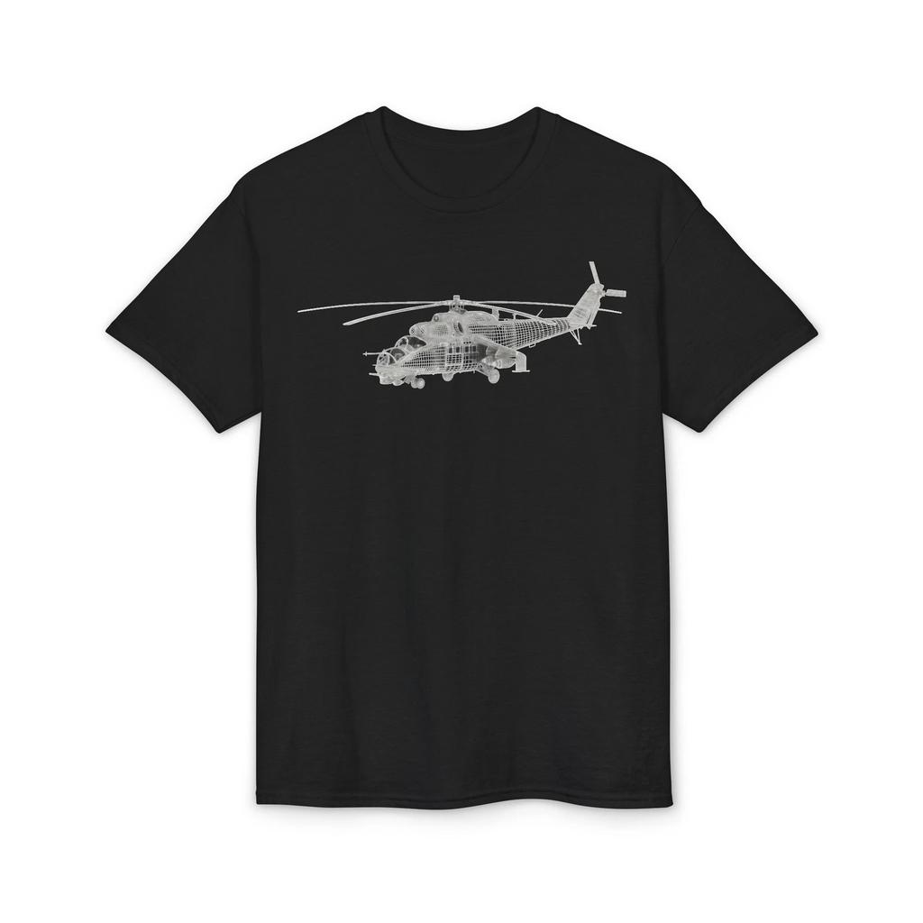 HIND Russian Attack Helicopter X-Ray Shirt
