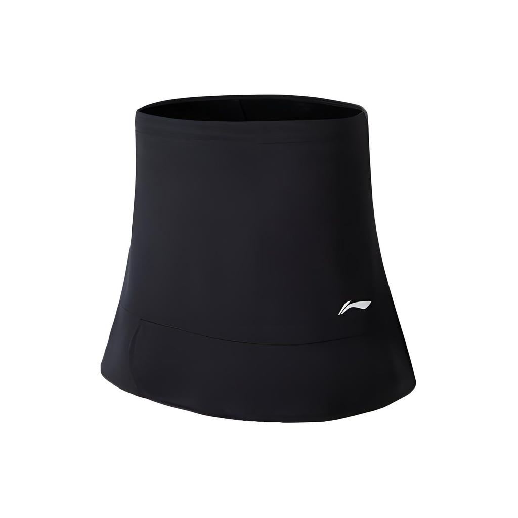 Li Ning Badminton Series Solid Color Quick-Dry Cool Skirt Shorts Women Shorts Black ASKS144-4