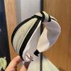 Stunning Woman Knitting Cloth Knotted Hairbands for Women Girls Casual Shopping Party Headpiece Autumn Winter Head Wears
