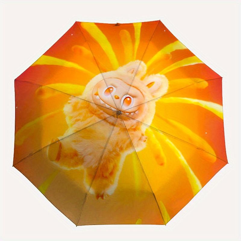 

1pc Labubu Automatic Opening/closing umbrella, Compact Travel Umbrella - - Festive Accessory, Sturdy Ribs yy250807084