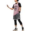 Li-Ning Badfive Basketball Series Quick-Dry Loose Fit Pullover Letter Short Sleeve Basketball Jersey Men jersey Peach-Pink Obsidian-Gray AAYU113-4