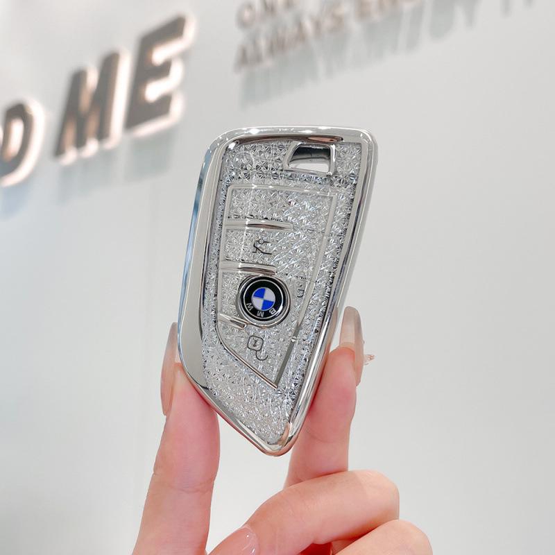 Premium Key Case for BMW 3, 5 Series, X1, X2, X3, X5, 320li, 525li, I3 - Elegant Design for Women