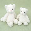 Adorable White Cat Plush Toy Cute Cat Doll Birthday Gift For Girls Soft Comfort Cushion