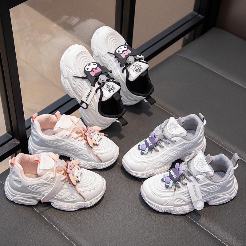 Dívčí sportovní boty, Lehké běžecké boty, Měkké podrážky, Nové podzimní dětské "dad shoes", Síťované chlapecké ležérní boty