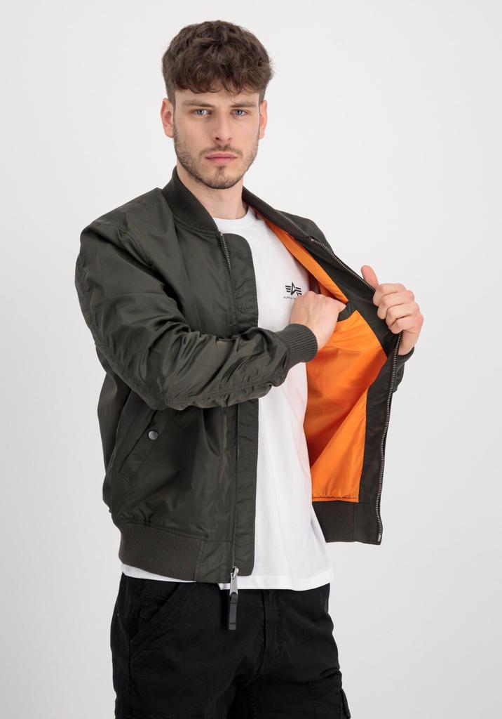 Jachetă de tranziție Alpha Industries MA-1 TT pentru bărbați (191103) rep. gri