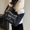 Tote bag new autumn and winter canvas women's bag crossbody portable office shoulder briefcase luggage