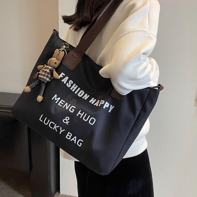 Tote bag new autumn and winter canvas women's bag crossbody portable office shoulder briefcase luggage