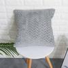 Decorative Pillowcase, Herringbone, Gray