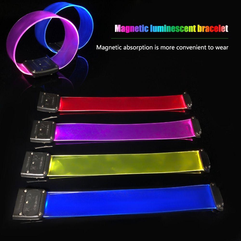 Multiple Modes LightSaber Bracelet Chroma Lighting Band Star Backing Flashing Wristband  Concert