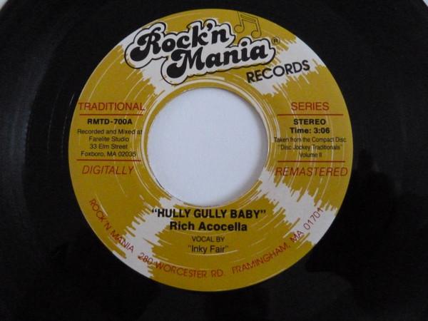

7inch Record RICH ACOCELLA - Hully Gully Baby / The Charleston RMTD700 Rock n Mania Re US Rock Used