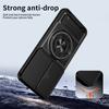 For Infinix Hot 60 Pro+ 4G Magnetic Case Ring Holder Foldable Kickstand TPU PC Phone Cover with Camera Lens Slider