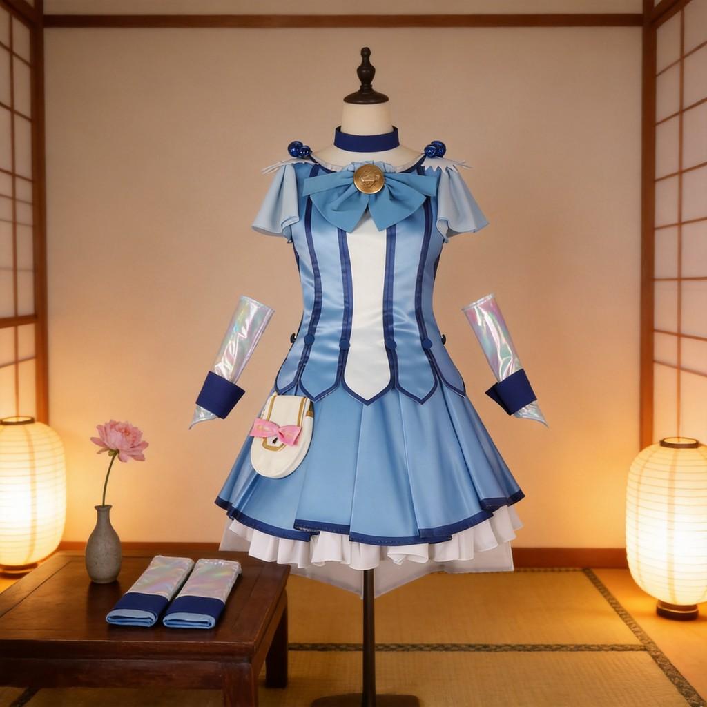 Smile Precure Cure Beauty Cosplay Costume With Polyester Fabric For Anime Role Play And Gift For Teens