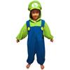 Sazac Fleece Costume Super Mario Luigi Kids 130