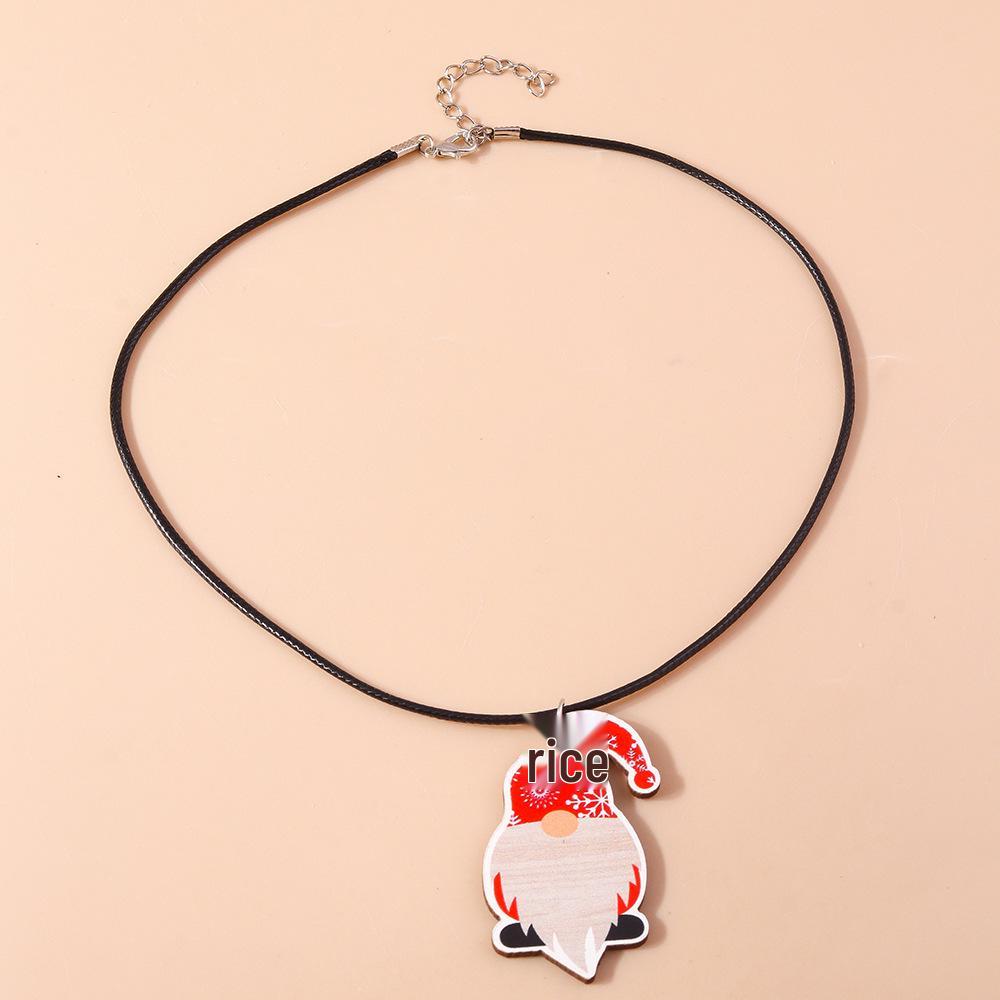 Weihnachtsmann Halskette: Kreative Weihnachts-Schlüsselbeinkette