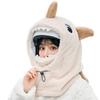 Cartoon Shark Ski Helmet Cover Winter Warm Comfortable Skiing Warmer Fleece Soft Helmet Cute Sk F1E9