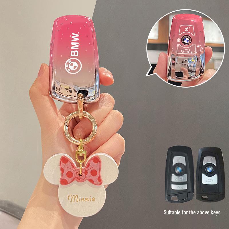 Luxus Schlüsselabdeckung für BMW: Kompatibel mit X3, 3, 4, 5, 6 und 7 Serie - Unisex Premium Schutz