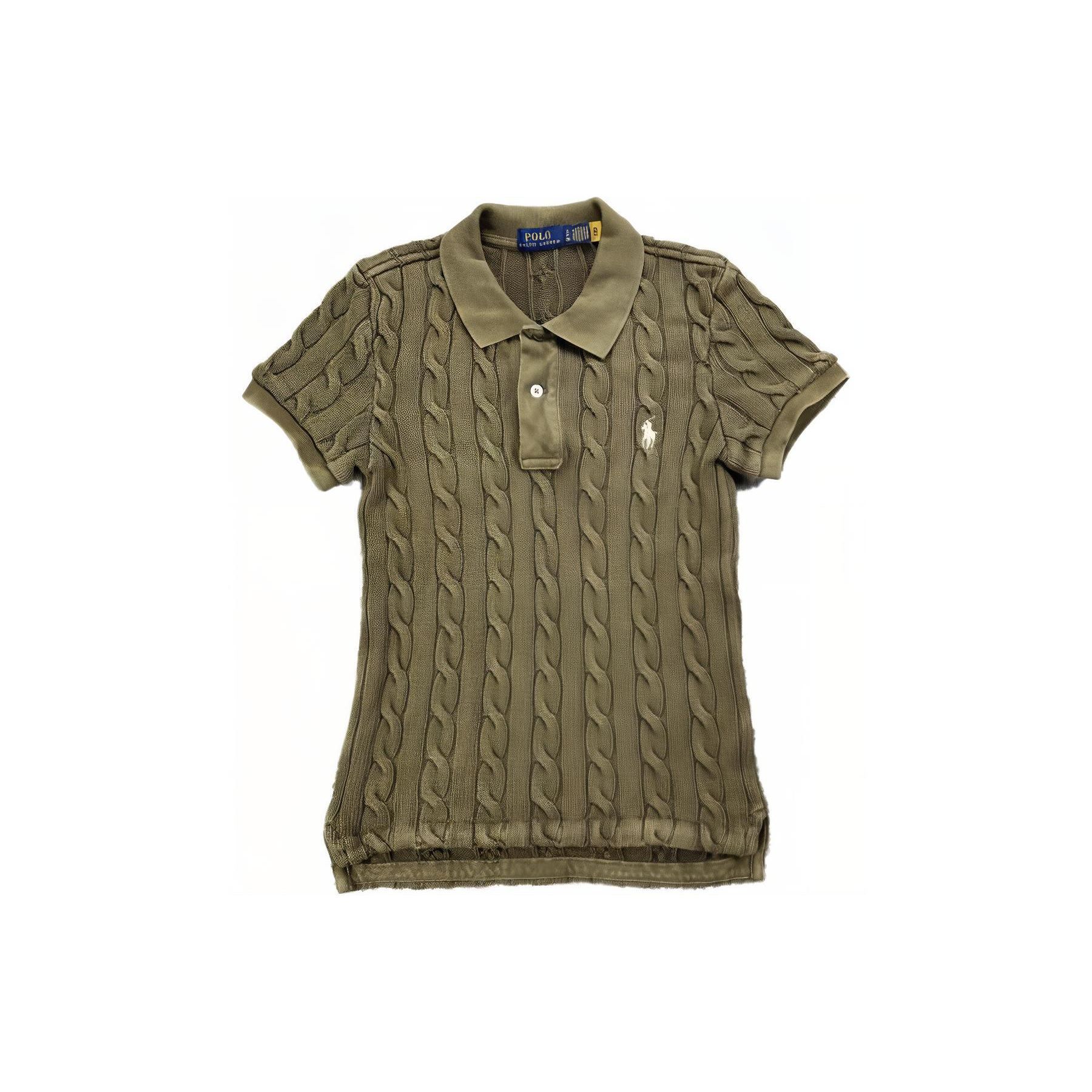 

Polo Ralph Lauren SS24 Pony Embroidered Straight Fit Short Sleeve Polo Shirt Women tops Green 211871874-005 L