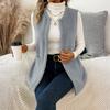 Women's Fashion Coat Loose Solid Color Cardigan Sweater