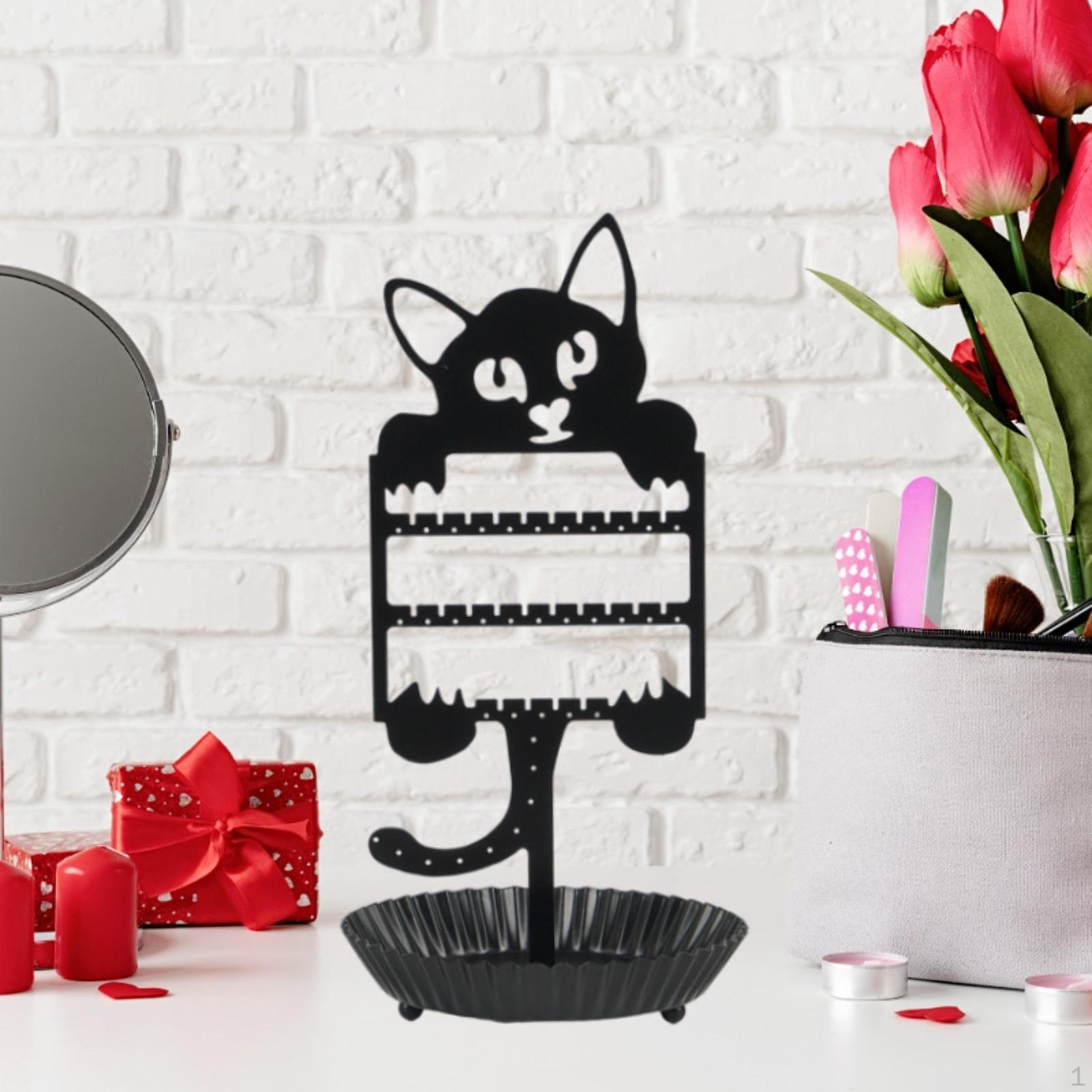 

Подставка для хранения сережек, декоративная подставка для ювелирных изделий, органайзер для дерева Cat Styling