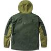 Timberland Giacca Unisex Outdoor Impermeabile Ampia con Cappuccio a Blocchi di Colore Verde A5Z3Y-U31