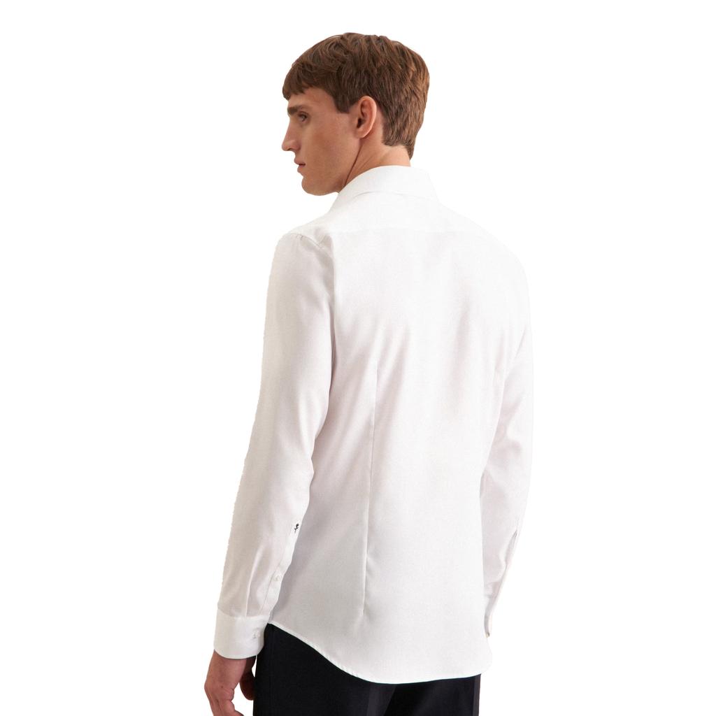 Seidensticker Mens Oxford Slim Long-Sleeved Shirt