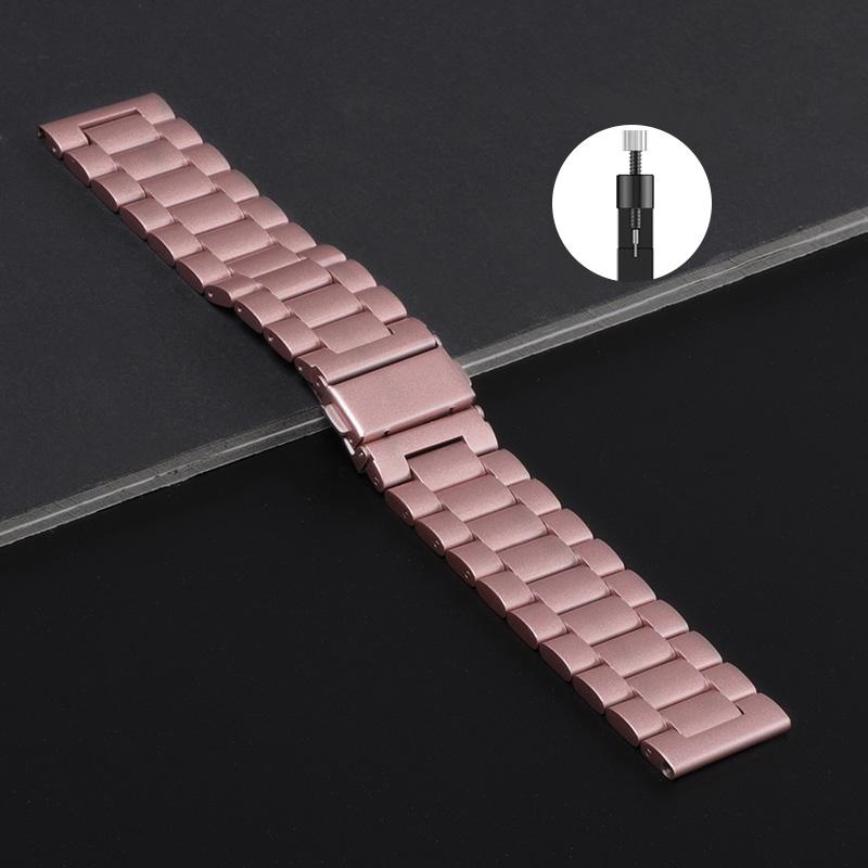 Classic 22mm 20mm 18mm Metal Strap for Samsung Galaxy Watch 46mm/3/Gear S3/Huawei Watch GT 2/3 Pro Stainless Steel band for Amazfit GTR