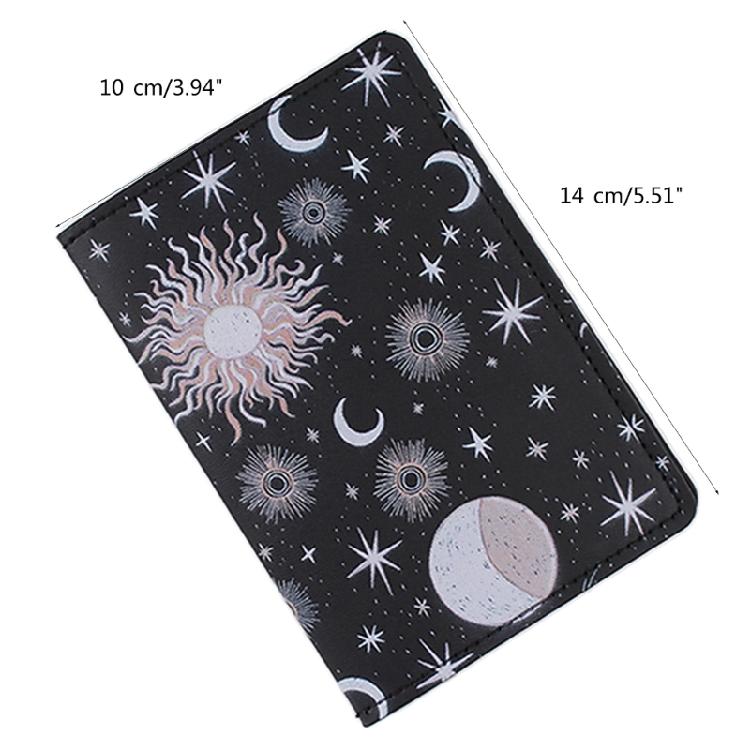 Passport Cover Case Ticket Storage Pocket Card Holder Printed Passport Holder
