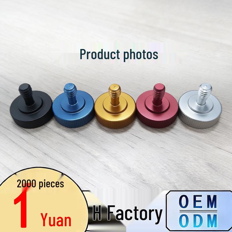 M4 Aluminum Alloy Hand-Tighten Camera Bracket Screw (L-Bracket Compatible)