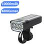 NEWBOLER Bicycle Light USB Chargeable 4800 Lumen Rainproof MTB Bike Light Set With 2 Holder 10000mAh Flashlight Bike Accessories