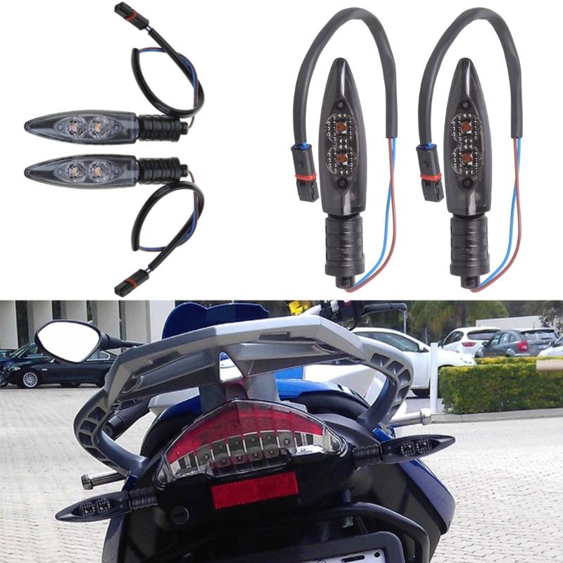 2x Universal Motorcycle LED Turn Signal Blinker Light Indicators Lamp for S1000R