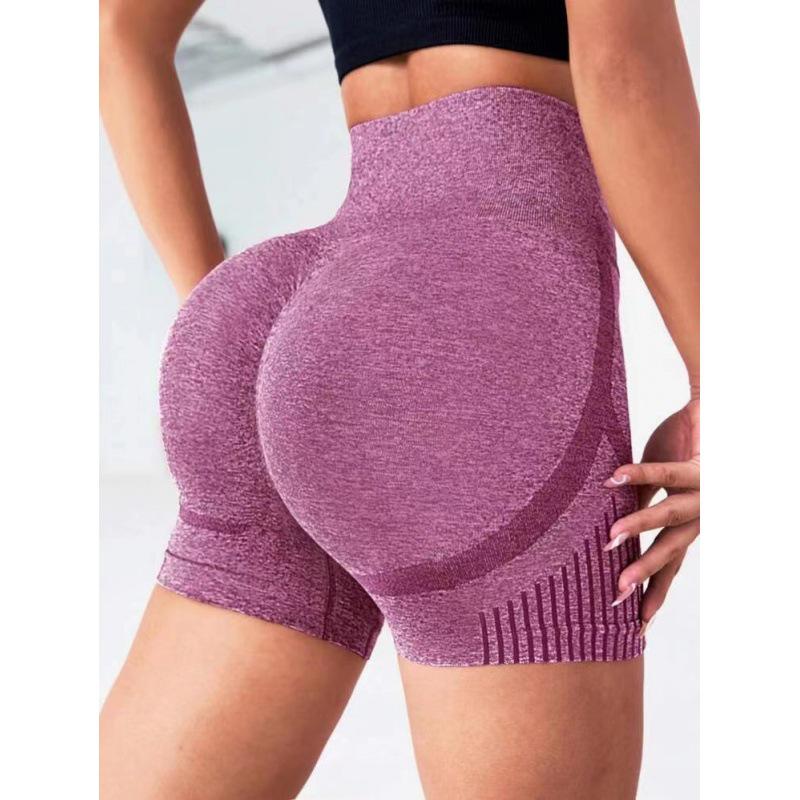 High Waist Tummy Control Running Shorts - Hip Lifting, Breathable, Sweat-Wicking Yoga Pants for Women