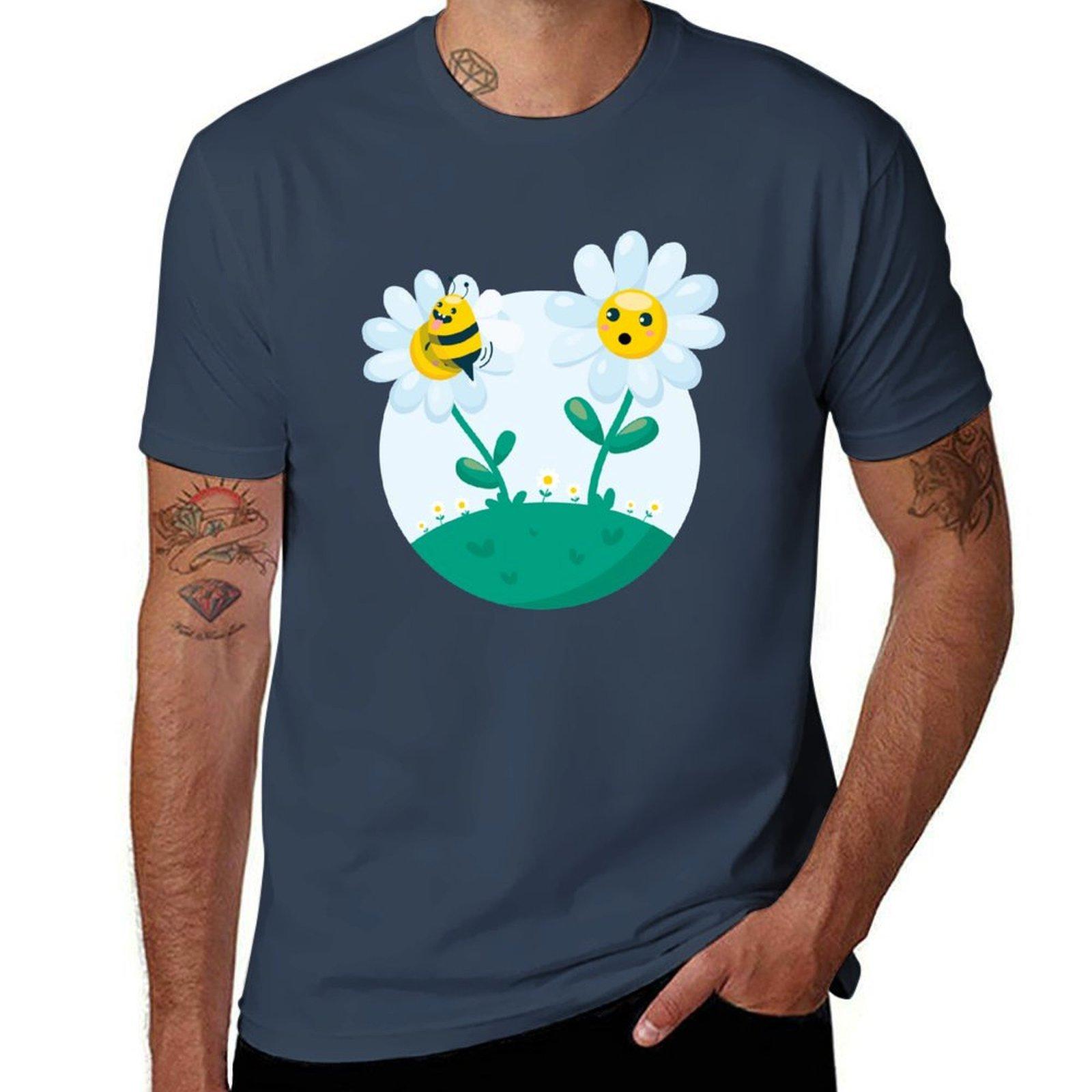Horny Bee Tshirt Breathable Workout Short Sleeve Top S