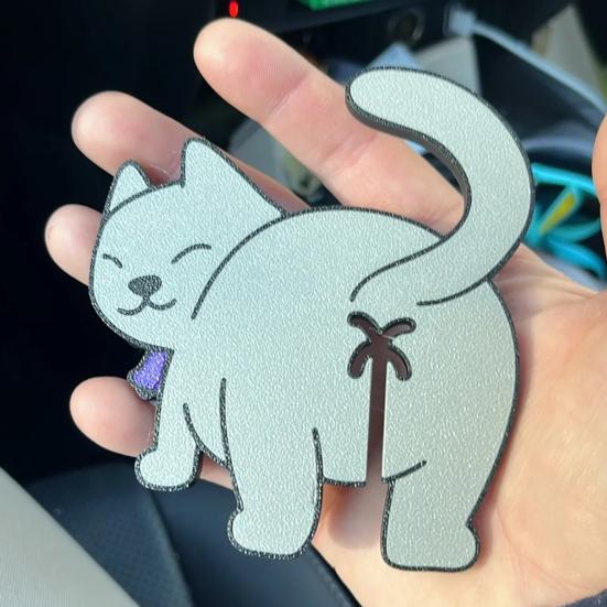 Cat Butt Bread Clip 3D Printed Bag Holder for Cat Lovers