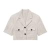 Fashion Style Summer New Arrival Fashion Trendy Women's Clothing Stylish Linen Short Suit Outwear 7901381 711