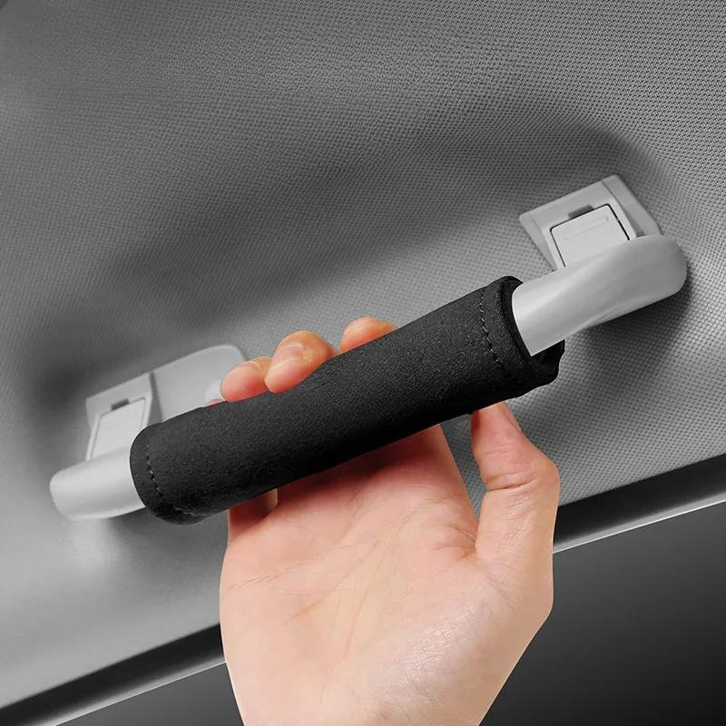 1PCS Car short plush handle cover, car roof protection cover, door handle, anti slip decoration, car interior products