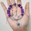 Exquisite Bracelet Decoration, Purple Bracelet, Pendant Bracelet