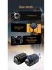 Dual-Color Waterproof Headlight for E-bike with Switch