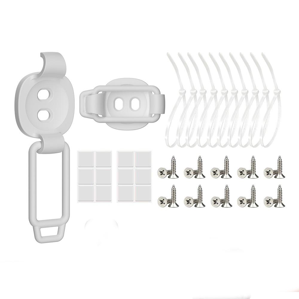 10 Pack Self-Adhesive Desktop Cable  Management Elastic Cord Organizer Cable Clips  Indoor