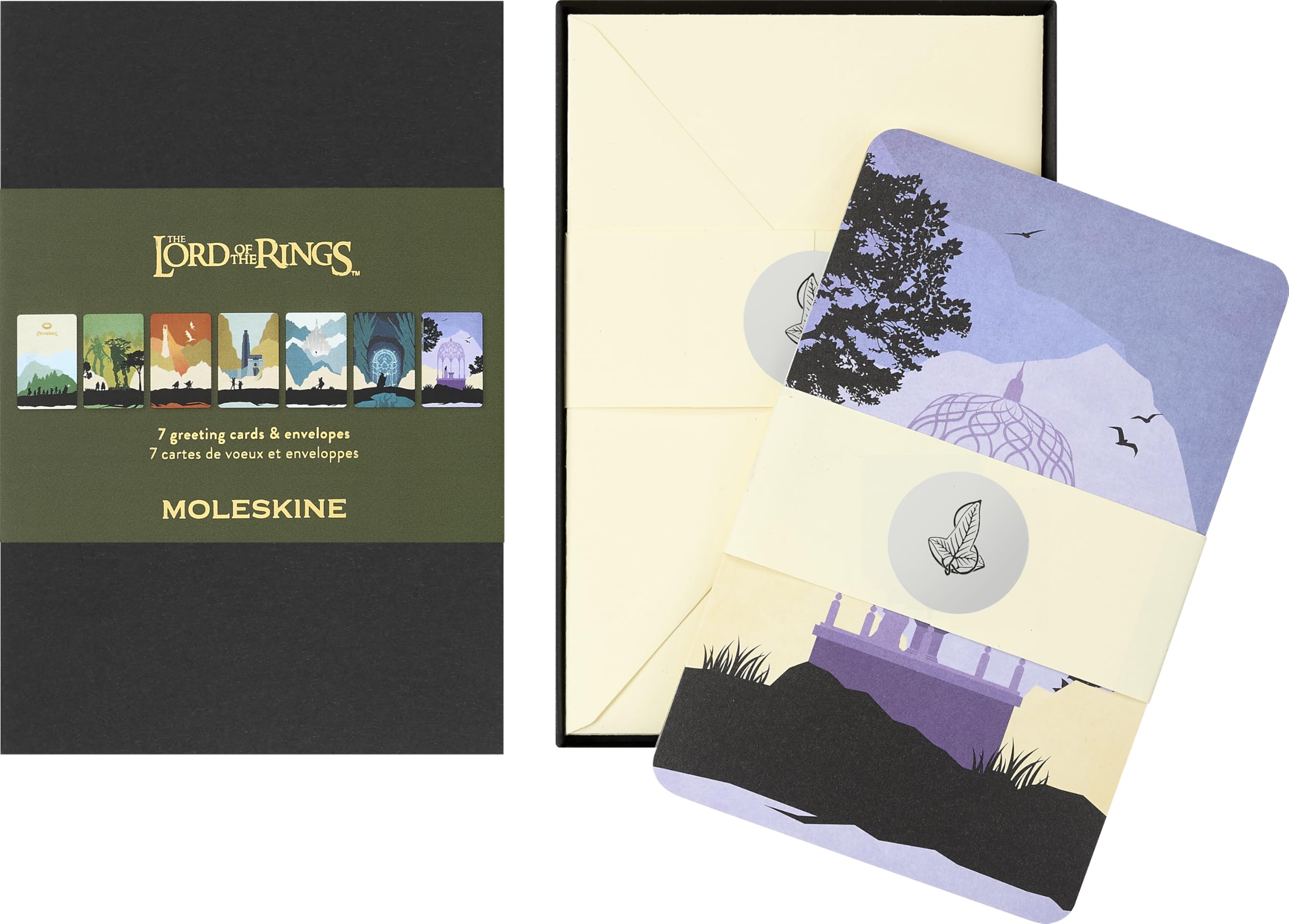 Moleskine Lord of the Rings Postcard Envelope Set LELRPOSTCARD + 7-Piece